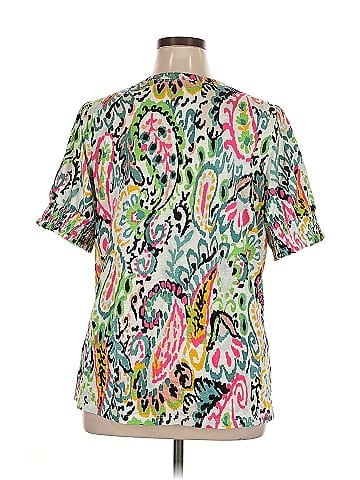 Belle By Kim Gravel Short Sleeve Blouse (view 2)