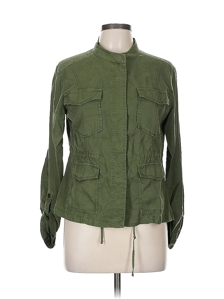 Pre-owned Sanctuary Long Sleeve Blouse In Green