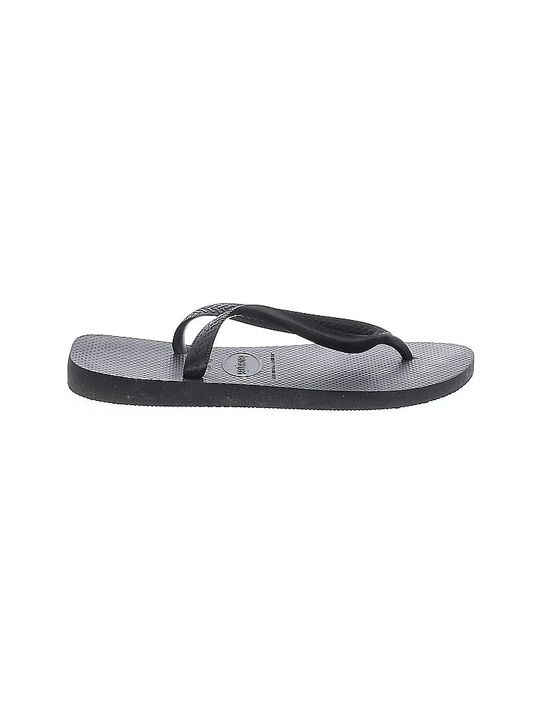 Pre-owned Havaianas Flip Flops In Black