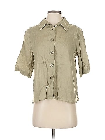 United Colors Of Benetton 3/4 Sleeve Button-Down Shirt (view 1)