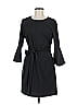 Lulus Solid Black Casual Dress Size M - photo 1