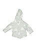 First Impressions 100% Cotton Gray Zip Up Hoodie Size 0-3 mo - photo 1