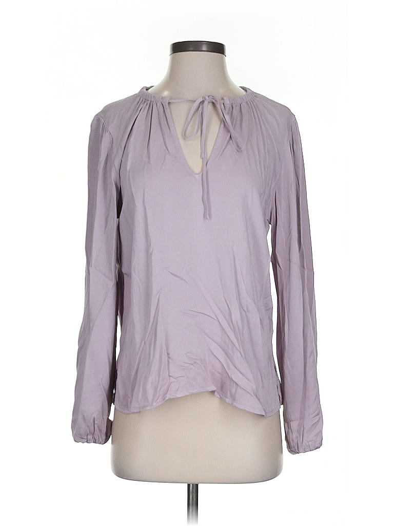 Cloth & Stone Long Sleeve T-shirt In Purple