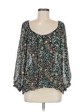 Lavender Brown 3/4 Sleeve Blouse
