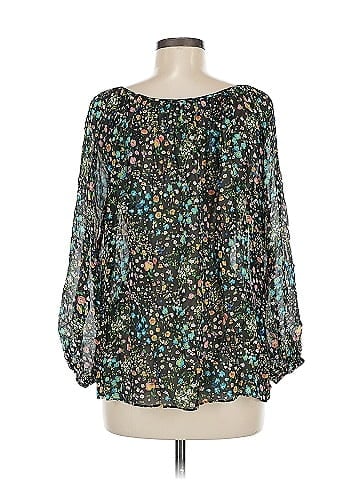 Lavender Brown 3/4 Sleeve Blouse (view 2)