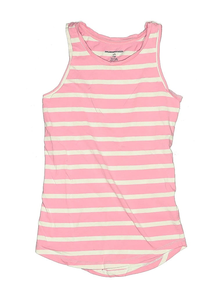 Pre-owned Amazon Essentials Kids' Sleeveless T-shirt In Pink