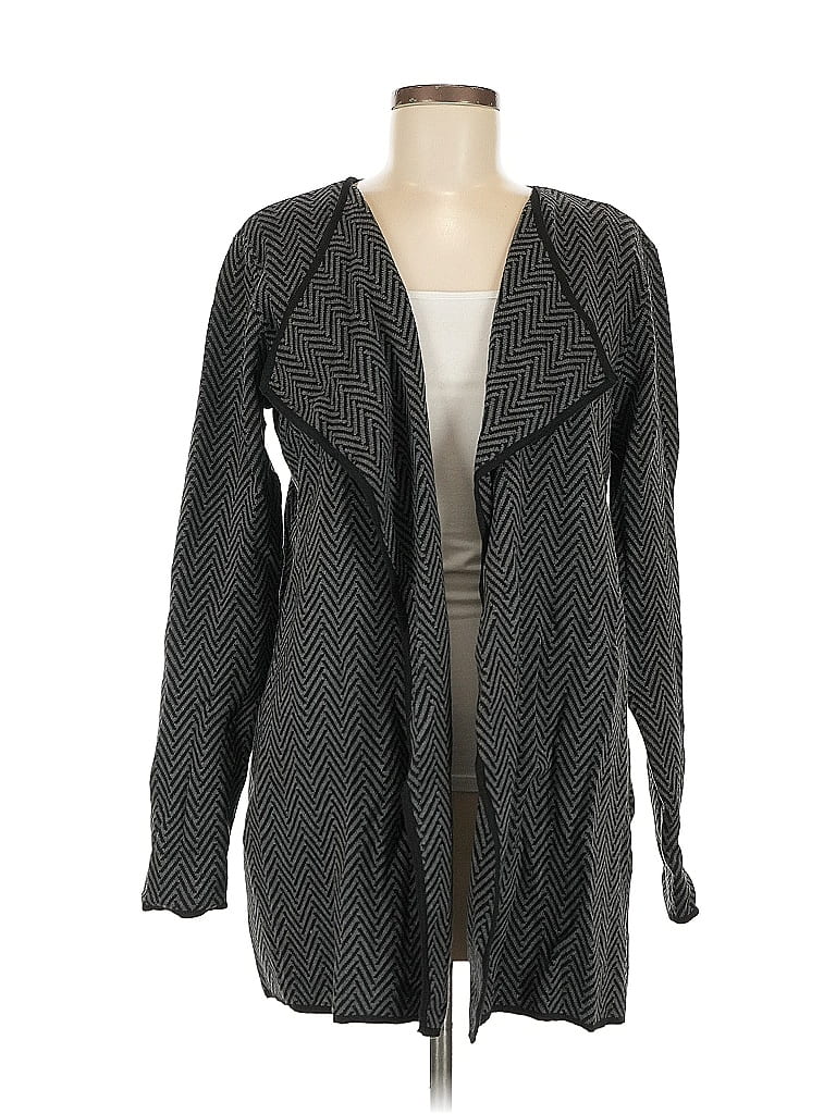 Pre-owned Vince Camuto Cardigan Sweater In Gray