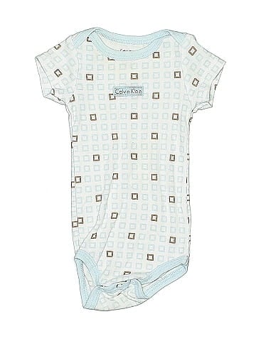 CALVIN KLEIN JEANS Short Sleeve Onesie (view 1)