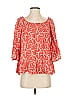 Assorted Brands 100% Rayon Red 3/4 Sleeve Blouse Size XS - photo 1