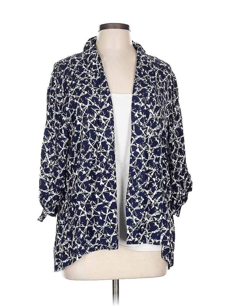 Pre-owned Chaus Kimono In Blue