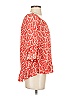 Assorted Brands 100% Rayon Red 3/4 Sleeve Blouse Size XS - photo 4