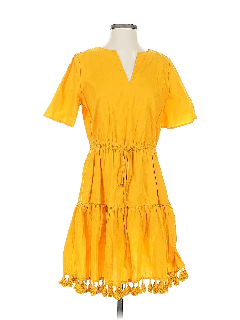Pre-owned A New Day Casual Dress In Yellow