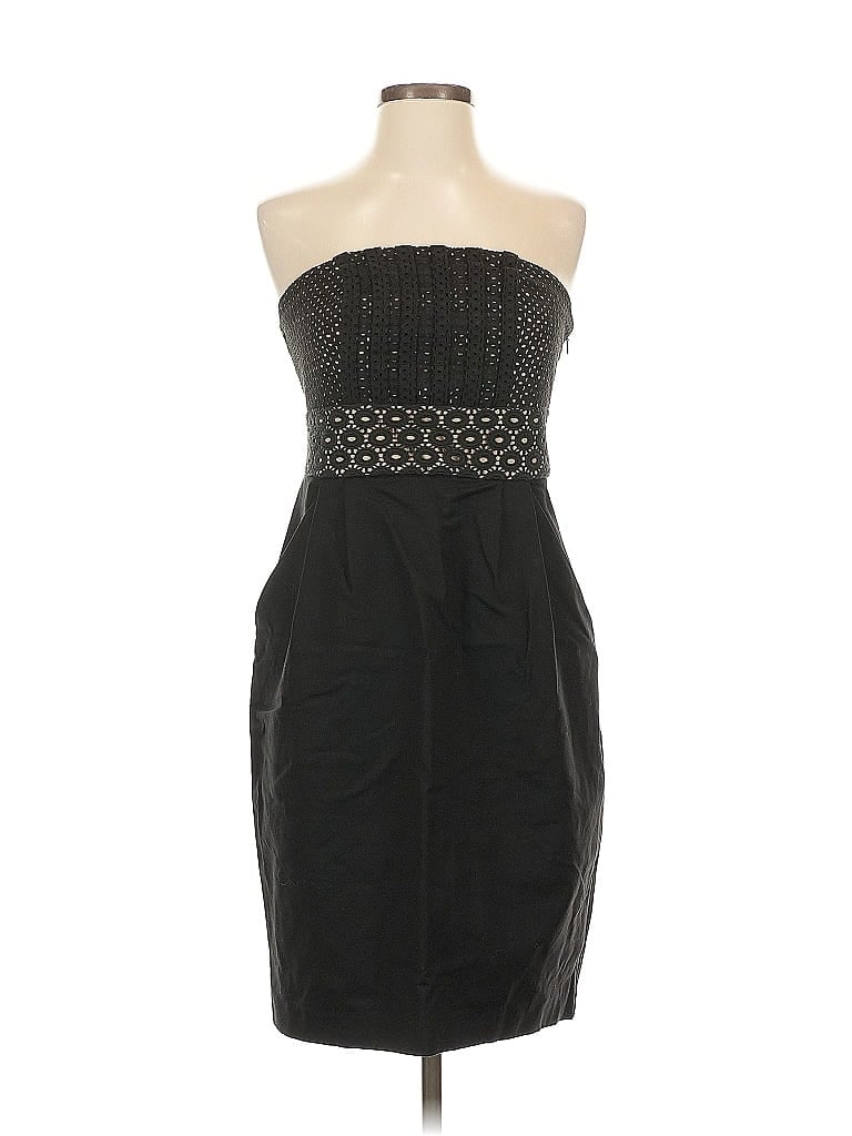 Pre-owned Ann Taylor Loft Cocktail Dress In Black