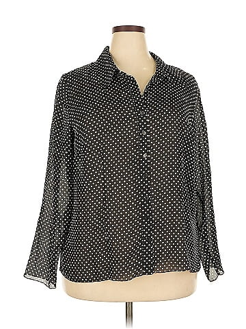 Lane Bryant Outlet 3/4 Sleeve Blouse (view 1)