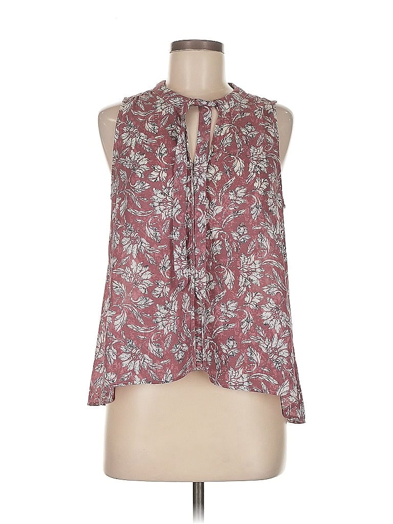 Click to view more detailed imagery on our partner's website Pre-owned Brooklyn Industries Sleeveless Blouse In Burgundy