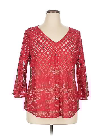 New Directions 3/4 Sleeve Blouse (view 1)