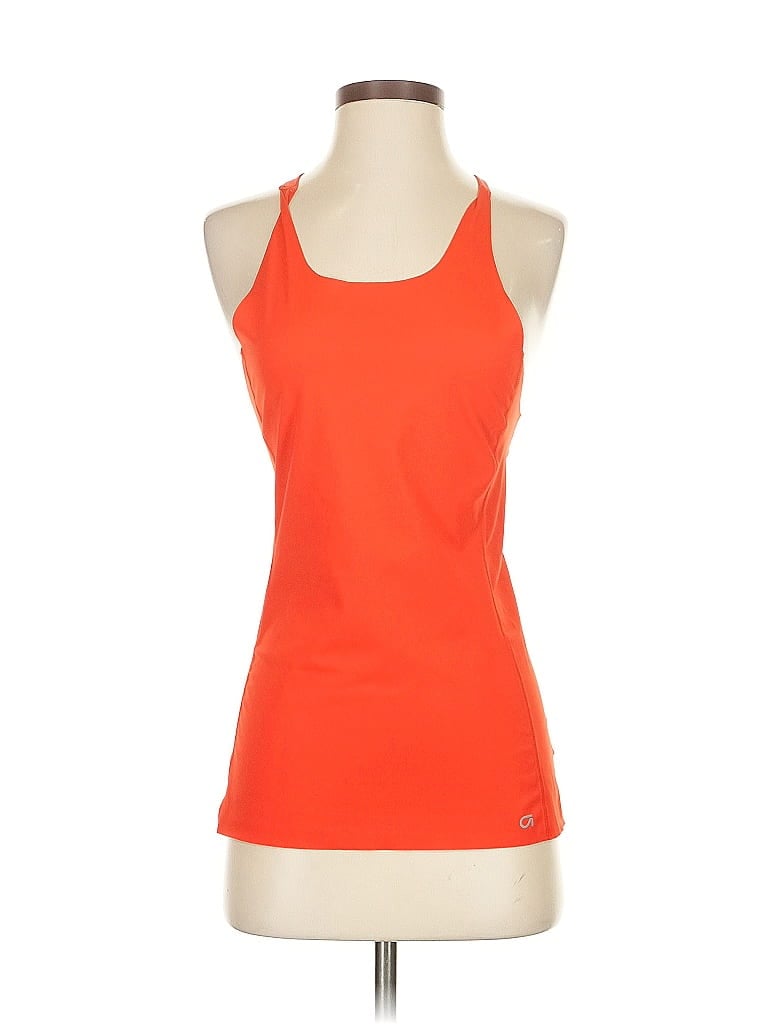 Pre-owned Gap Fit Active Tank Top In Orange