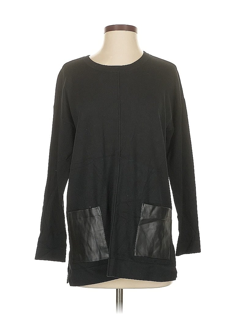 Pre-owned Ann Taylor Factory Pullover Sweater In Black