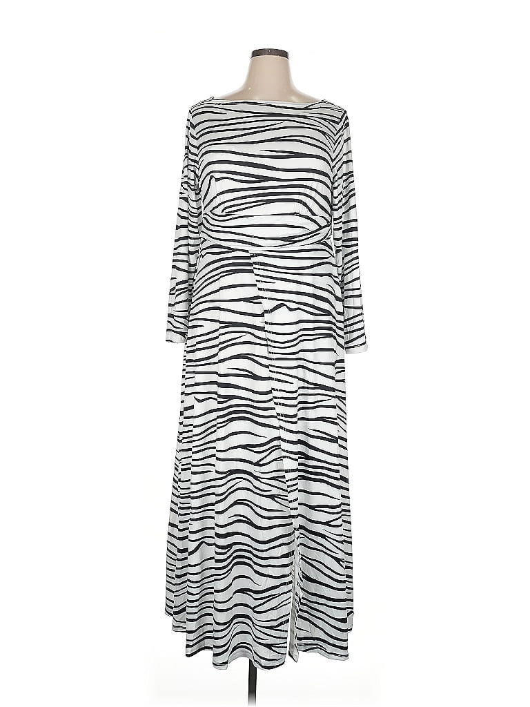 Pre-owned Assorted Brands Casual Dress In White