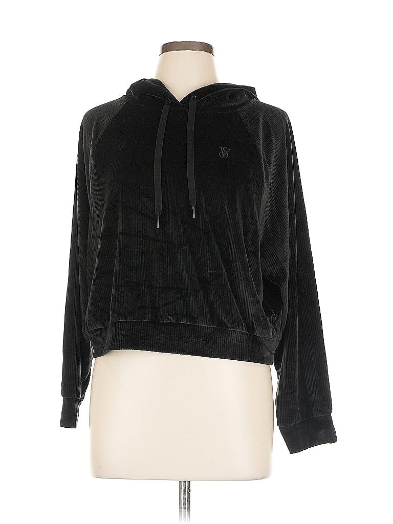 Click to view more detailed imagery on our partner's website Pre-owned Victoria's Secret Pullover Hoodie In Black