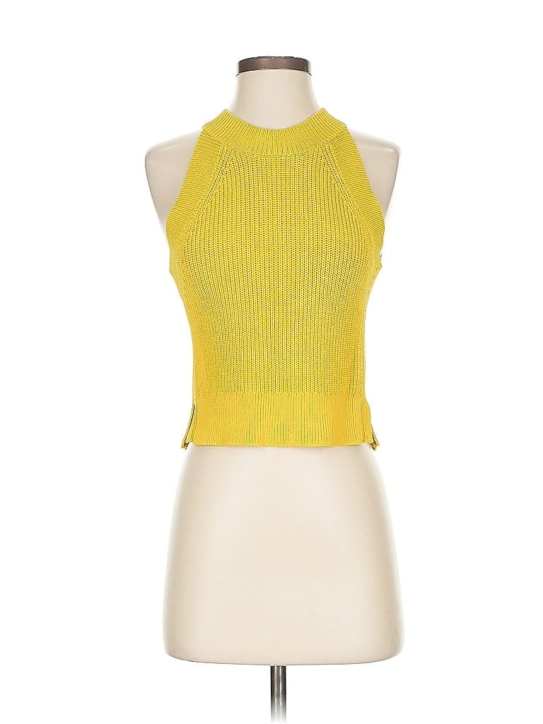 Pre-owned Wilfred Cardigan Sweater In Yellow