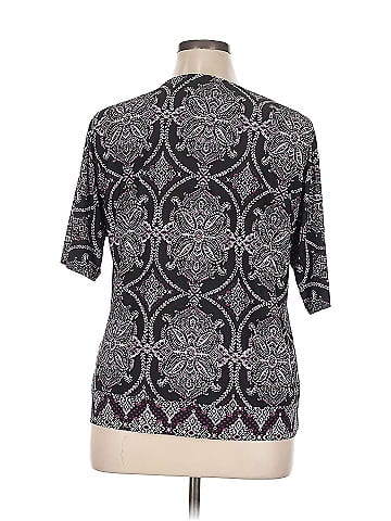 Roz & Ali 3/4 Sleeve Blouse (view 2)