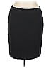 Tahari by ASL Solid Black Formal Skirt Size 14 - photo 1