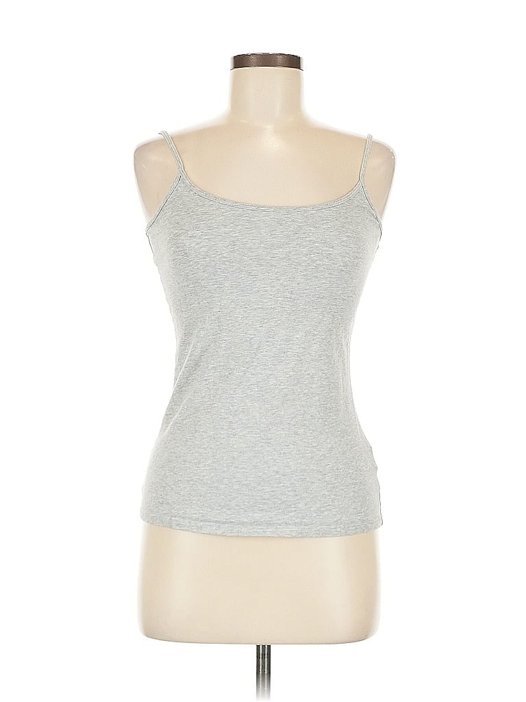 Pre-owned Amazon Essentials Tank Top Silver Strapless Neckline Tops