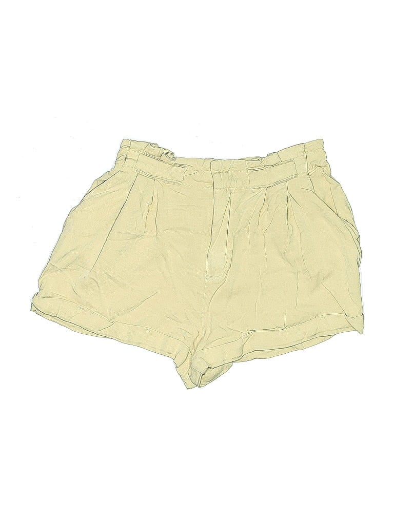 Pre-owned Forever 21 Khaki Shorts In Yellow