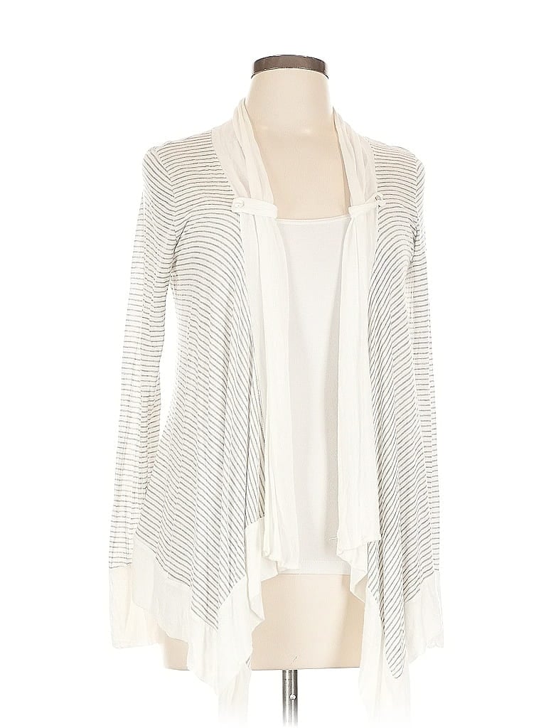 Pre-owned Splendid Cardigan Sweater In Gray