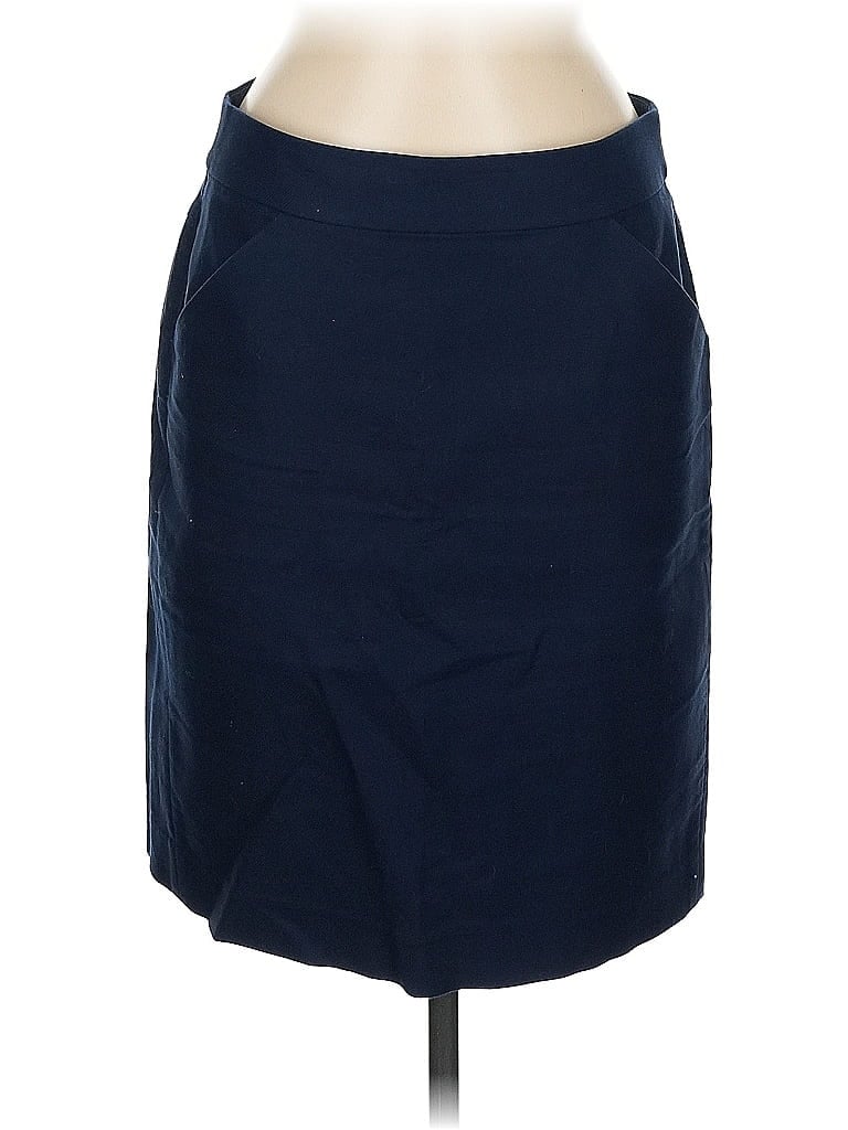 Pre-owned J.crew Factory Store Formal Skirt In Blue