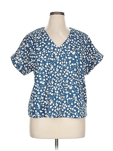 MELLODAY Short Sleeve Blouse (view 1)