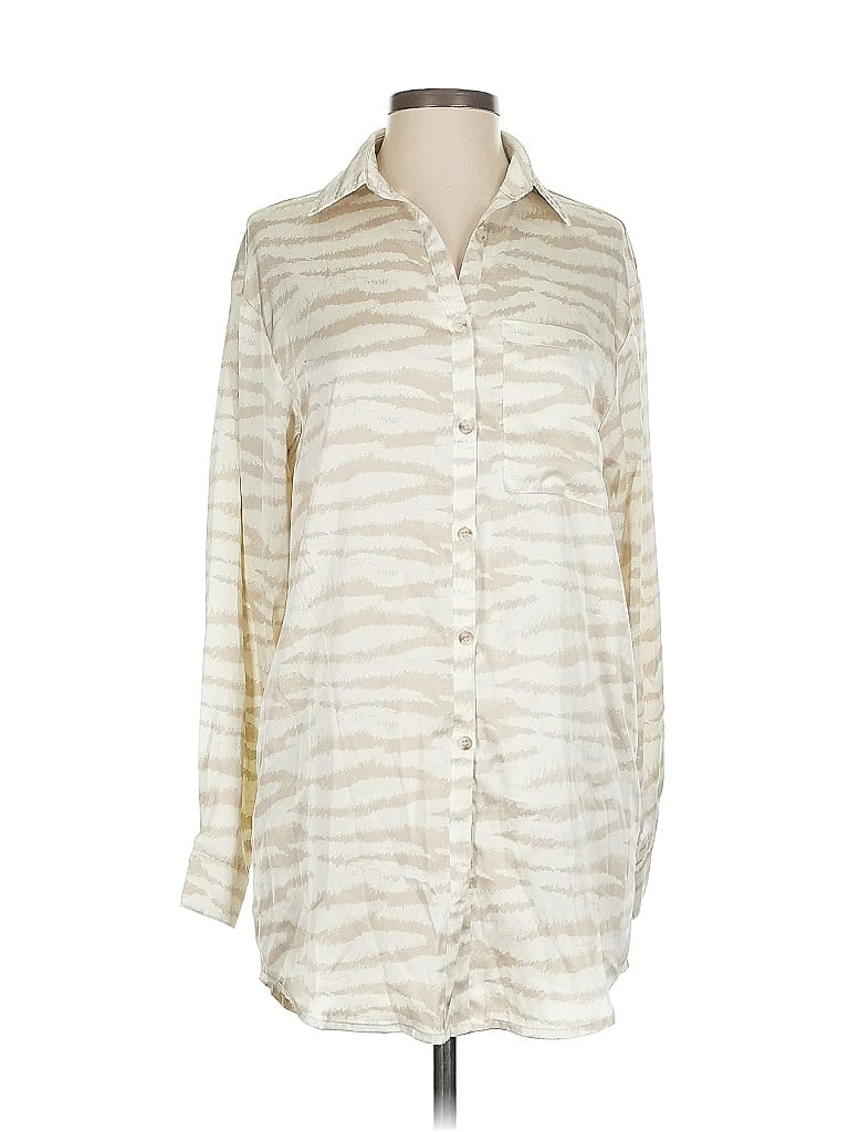 Pre-owned Bailey Rose Casual Dress In White