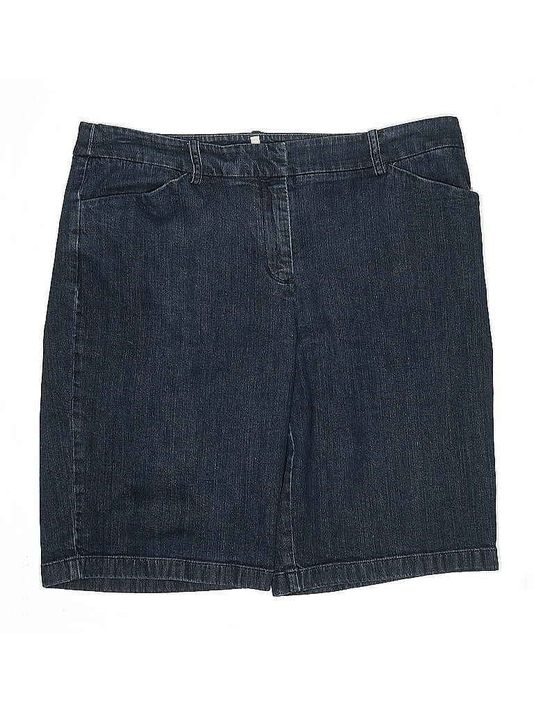 Pre-owned Jones New York Denim Shorts In Blue