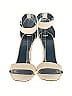 Céline 100% Leather Color Block Ivory White Heels Size EU 41 1/2 - photo 2