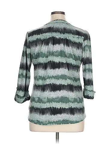New Directions Long Sleeve Henley (view 2)