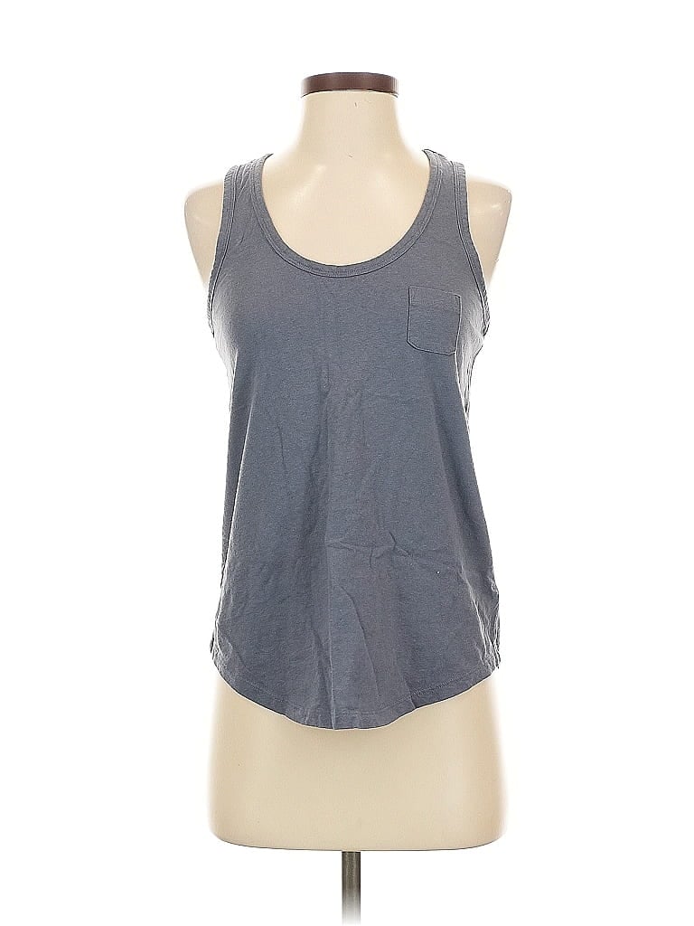 Pre-owned Gap Tank Top Gray Halter Neckline Tops