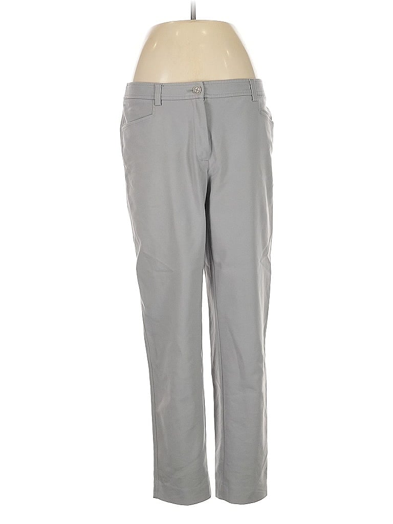 Pre-owned Anne Klein Casual Pants In Gray