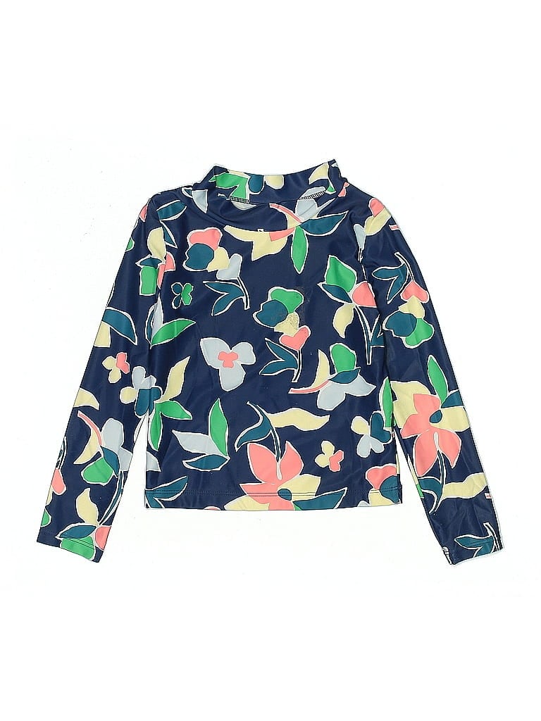 Pre-owned Carter's Kids' Rash Guard In Blue