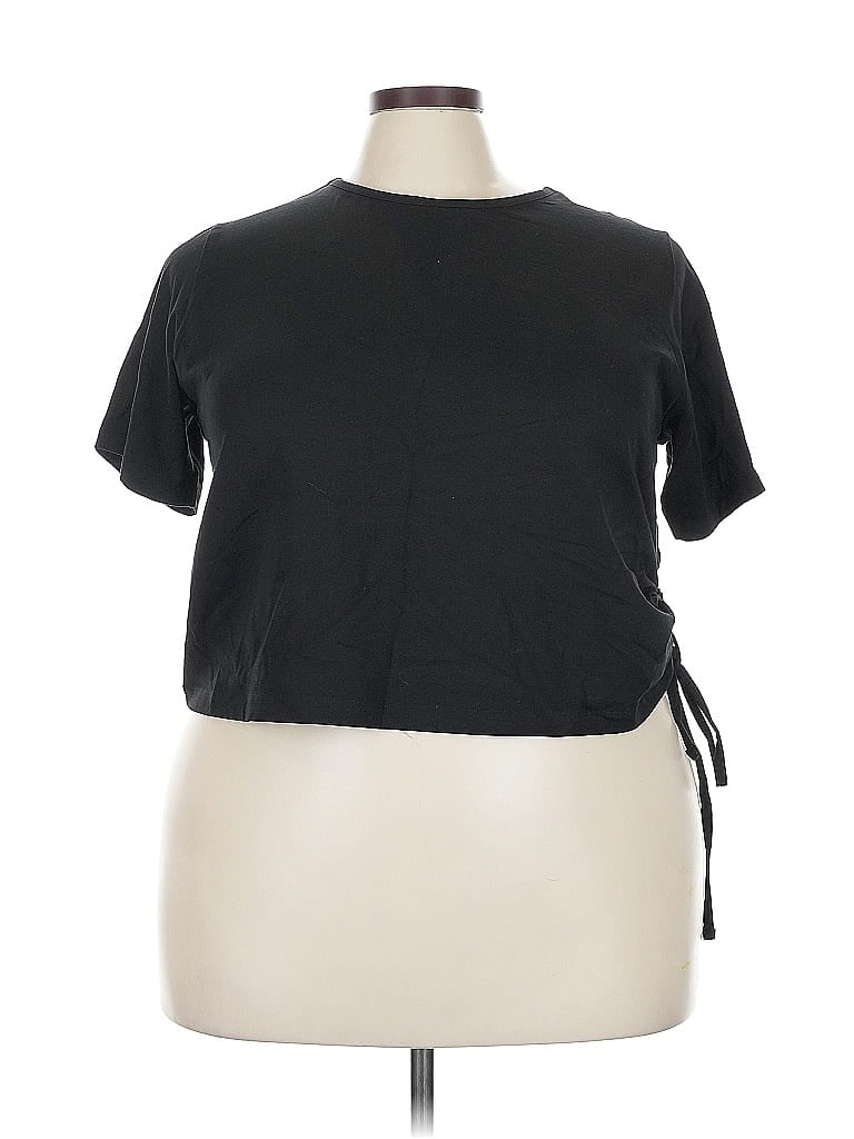 Pre-owned Asos Design Short Sleeve T-shirt In Black