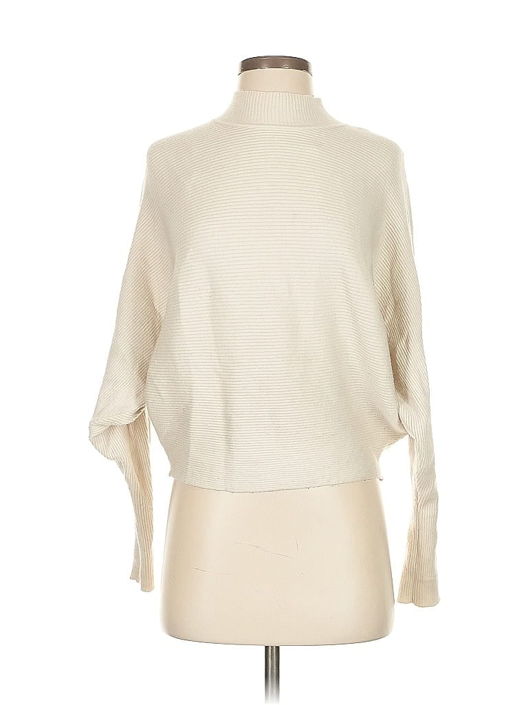 Click to view more detailed imagery on our partner's website Pre-owned Zara Turtleneck Sweater In White