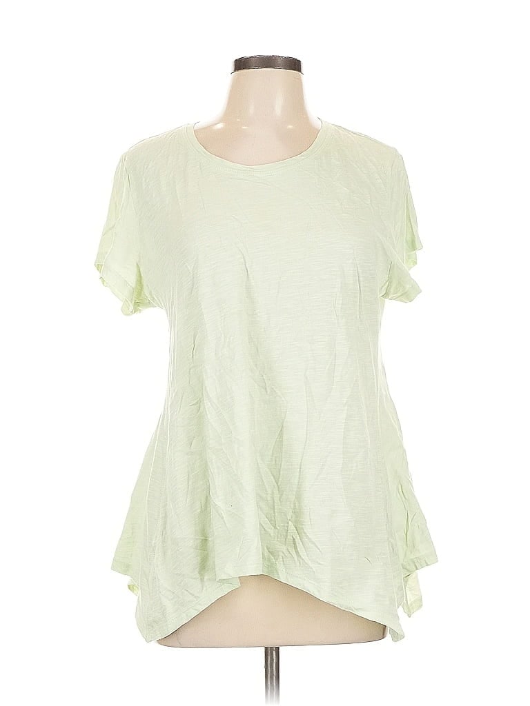 Click to view more detailed imagery on our partner's website Pre-owned Style & Co Short Sleeve T-shirt In Green
