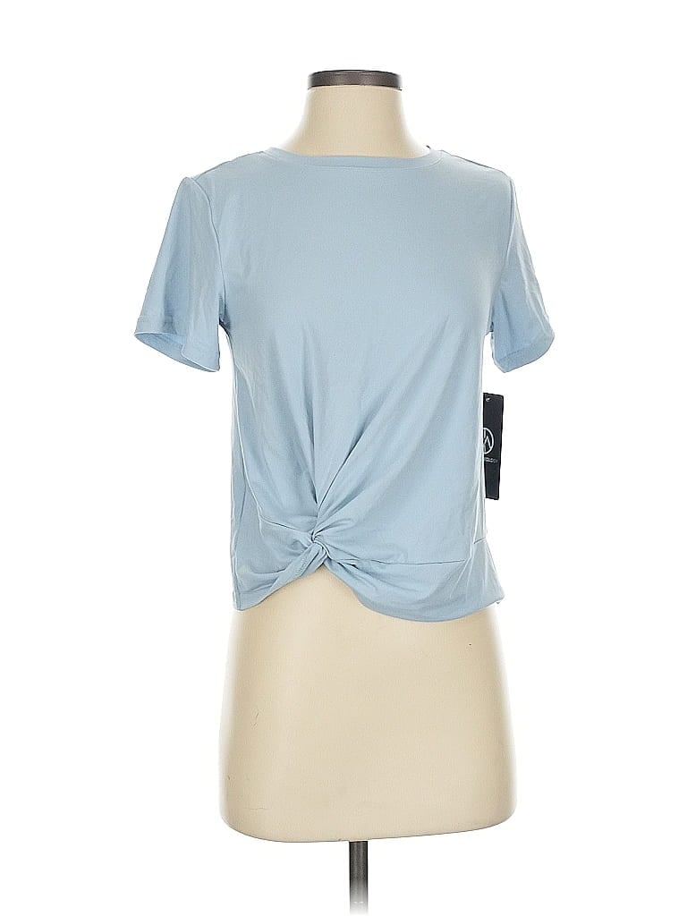 Pre-owned Move Theology Short Sleeve T-shirt In Blue