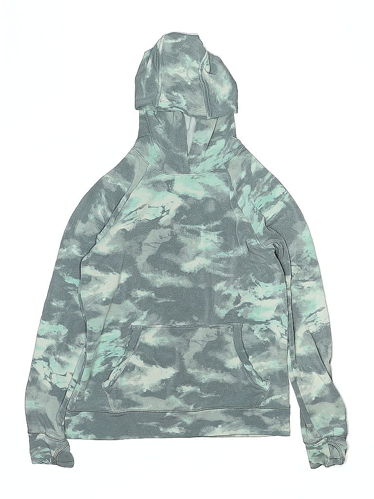 Click to view more detailed imagery on our partner's website Pre-owned Athleta Girl Kids' Pullover Hoodie In Green