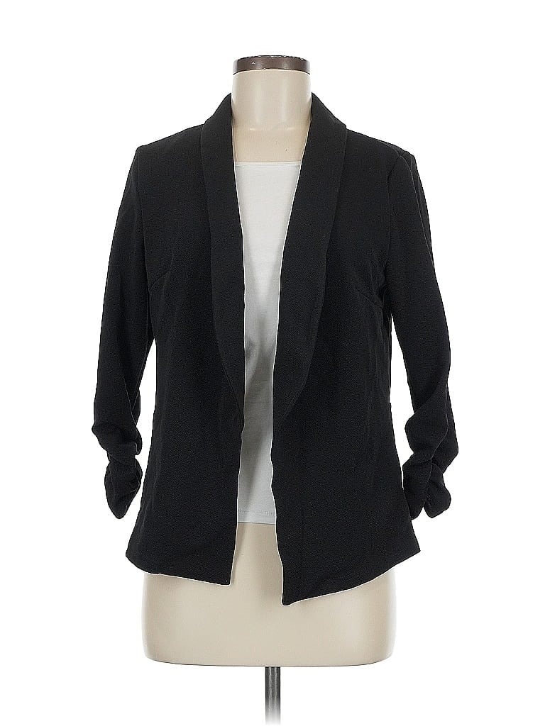 Pre-owned Unbranded Blazer Jacket In Black