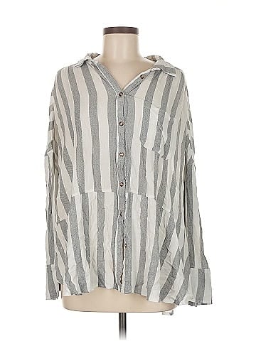 Glam Long Sleeve Button-Down Shirt (view 1)
