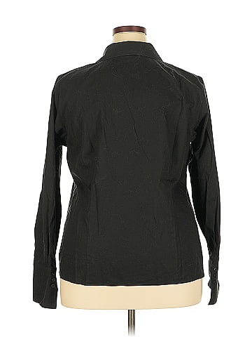 Jones New York Collection Long Sleeve Button-Down Shirt (view 2)