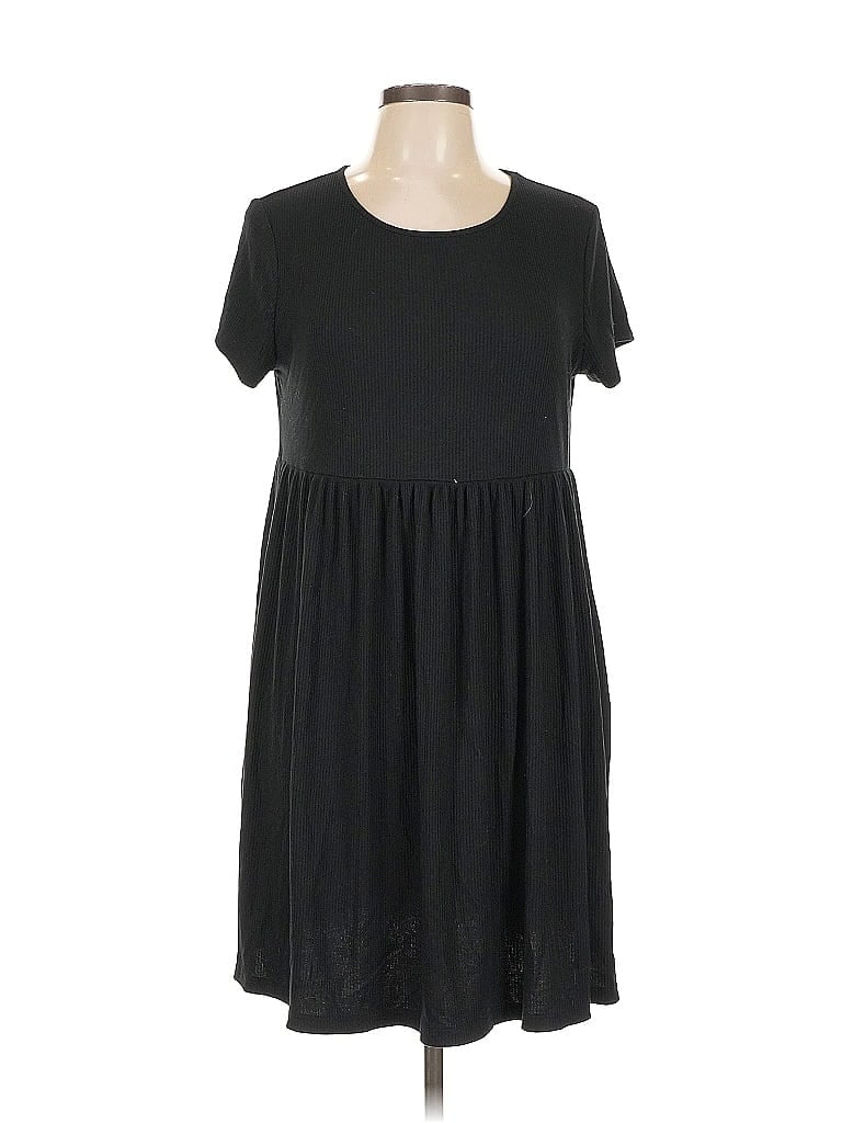 Pre-owned Wild Fable Casual Dress In Black