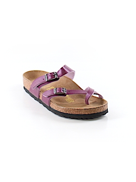 Birkenstock Solid Purple Sandals Size 