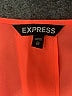 Express 100% Polyester Orange Sleeveless Top Size XS - photo 7
